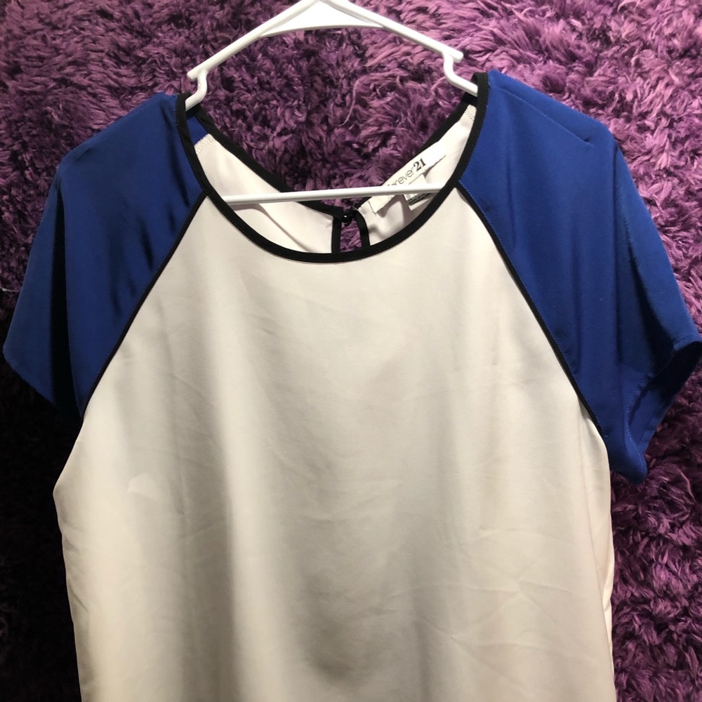 Forever 21: Colorblock Blouse